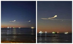 Kıbrıs'ta gece gökyüzündeki parlamalar füze korkusu yarattı