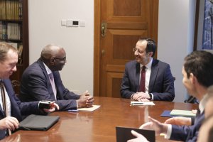 Christodoulides BM Temsilcisi Diagne ile Görüştü: Erhürman ile Nisan'da Buluşma Teklif Edildi