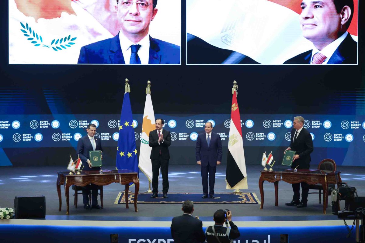 Christodoulides Kahire'de Mısır ile Enerji İşbirliğini Övdü