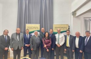 Federasyon Yetkilileri AB Komiseri Costas Kadis ile Çalışma Yemeği Düzenledi