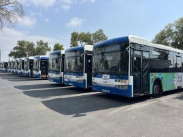 Otobüs şoförleri trafik ışığı güvenliği nedeniyle greve gitti