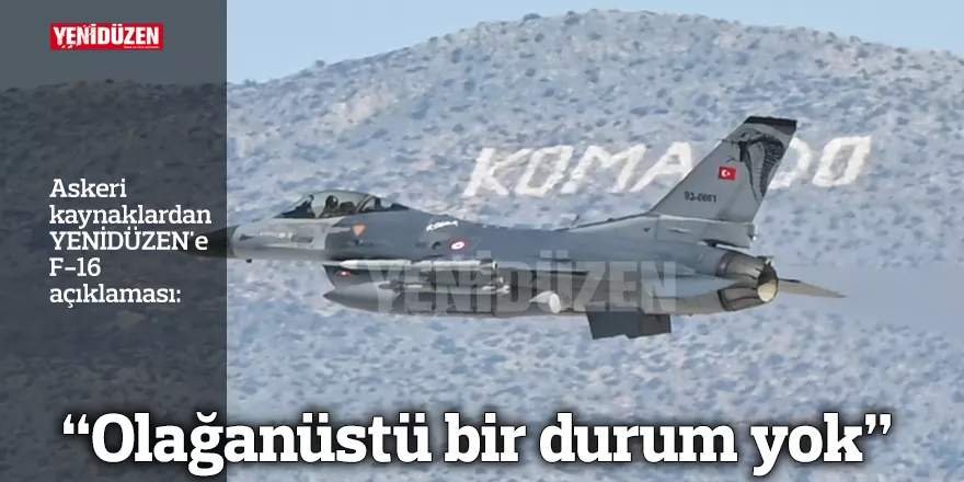 Türk F-16'sı Ercan'dan Kalkış Yaptıktan Sonra Kıbrıs Semalarında Görüldü