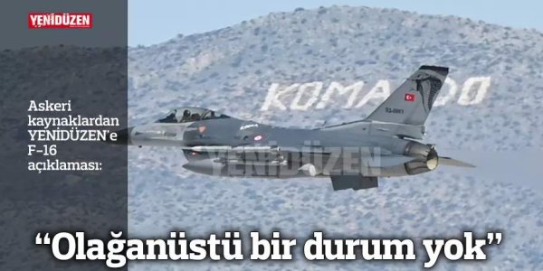 Türk F-16'sı Ercan'dan Kalkış Yaptıktan Sonra Kıbrıs Semalarında Görüldü