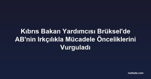 Kıbrıs Bakan Yardımcısı Brüksel'de AB'nin Irkçılıkla Mücadele Önceliklerini Vurguladı