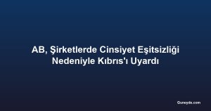 AB, Şirketlerde Cinsiyet Eşitsizliği Nedeniyle Kıbrıs'ı Uyardı