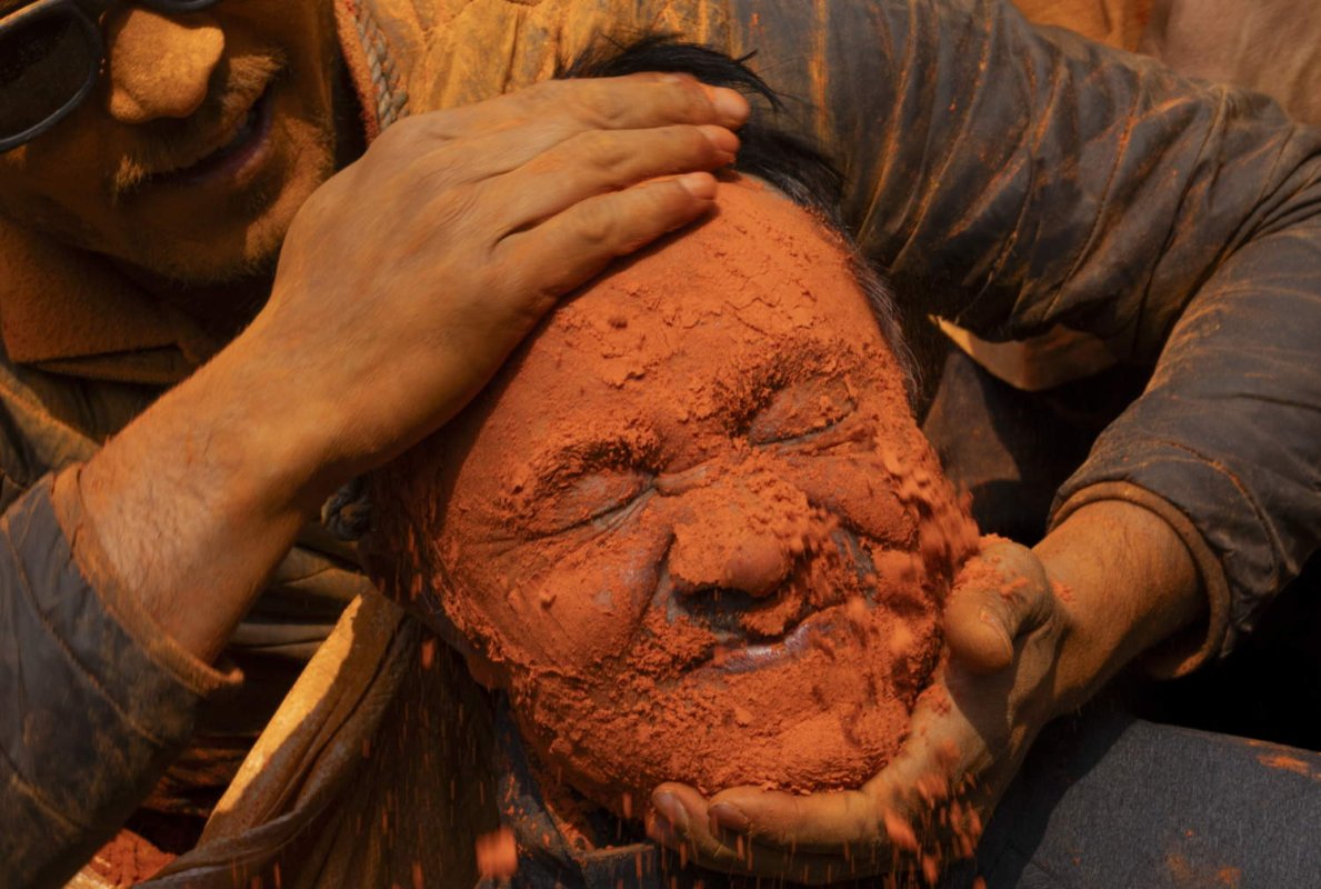 Nepal'de Yeni Yıl 'Sindoor Jatra' Festivaliyle Kutlandı