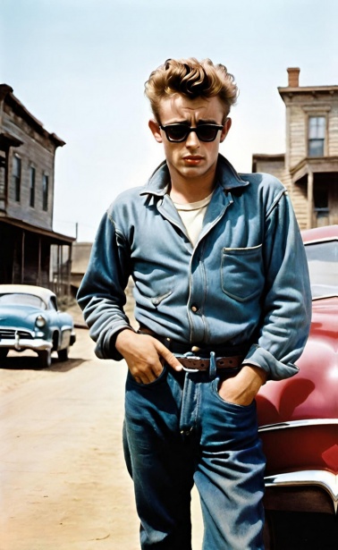 James Dean kot pantolon ve tişört modasını popülerleştirdi