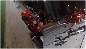 Germasogeia'da Karşı Şeride Geçen Araç Kazaya Neden Oldu: 2 Yaralı