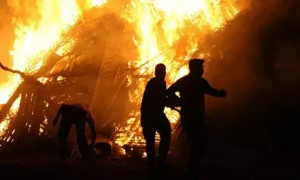 Paskalya gecesi gençler polise taş attı, 11 yaşındaki çocuk havai fişekle yaralandı