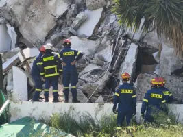 Germasogeia'da Apartman Bloğunun Bir Kısmı Çöktü: Sakinler Yardım İçin Çığlık Attı