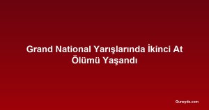 Grand National Yarışlarında İkinci At Ölümü Yaşandı