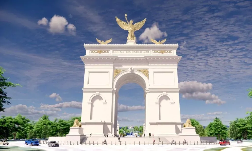 Trump'ın Washington'a Önerdiği 76 Metrelik Zafer Takı'nın Tasarımları Açıklandı