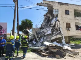 Germasogeia'da apartman bloğu çöktü: Kurtarma operasyonu sürüyor