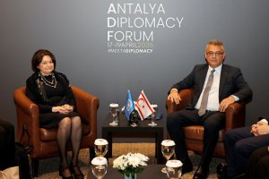 Erhürman, BM Genel Sekreter Yardımcısı DiCarlo ile görüştü