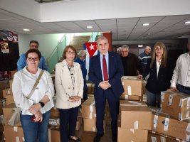 Kıbrıslı İşçiler Küba'ya Dayanışma Yardımı Gönderiyor