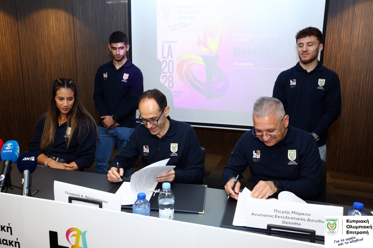 Kıbrıslı sporcular LA 2028 yolunda Deloitte desteği alacak