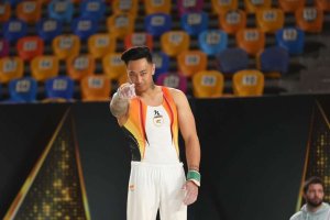 Kıbrıslı cimnastikçi Marios Georgiou, Kahire Dünya Kupası'nda gümüş madalya kazandı