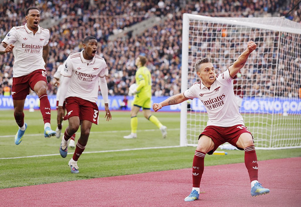 Trossard'ın golü Arsenal'e West Ham deplasmanında kritik galibiyeti getirdi