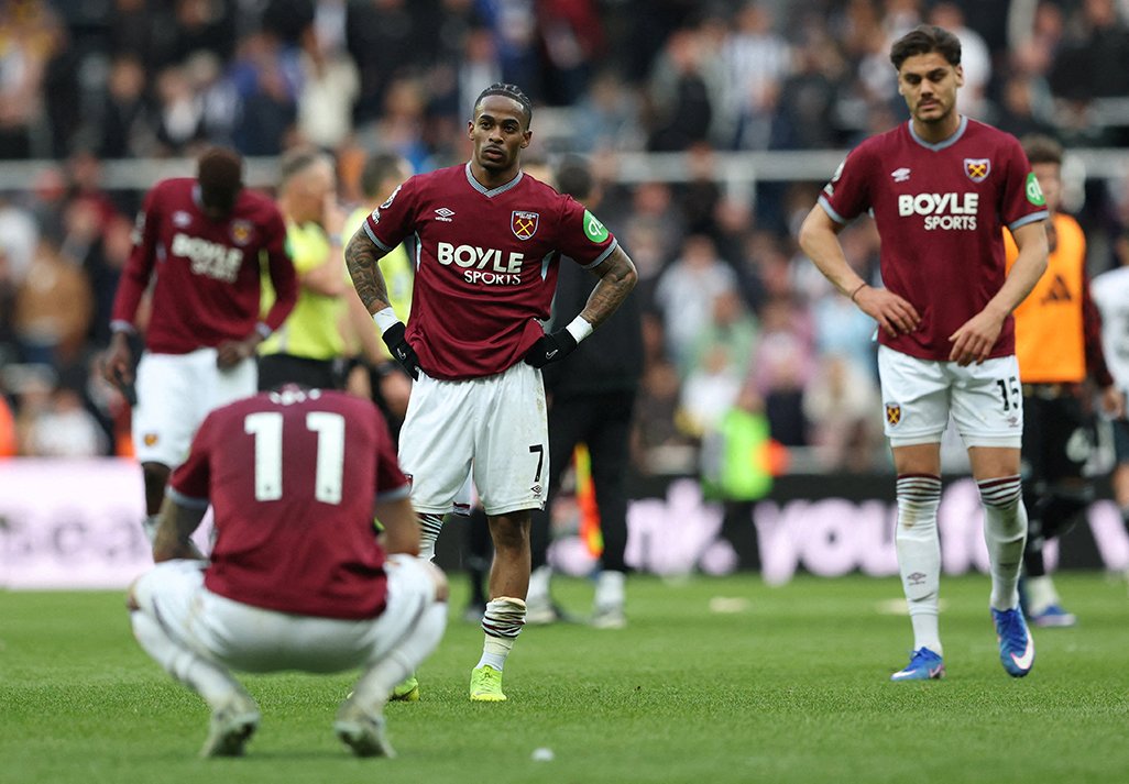 West Ham, Newcastle yenilgisinin ardından küme düşmenin eşiğinde