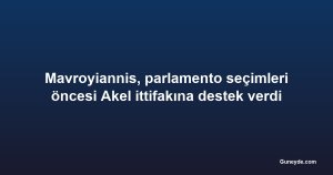 Mavroyiannis, parlamento seçimleri öncesi Akel ittifakına destek verdi