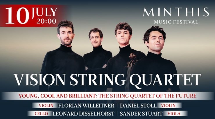Vision String Quartet Minthis Müzik Festivali'nde Sahne Alacak