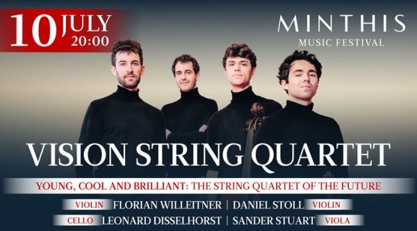 Vision String Quartet Minthis Müzik Festivali'nde Sahne Alacak