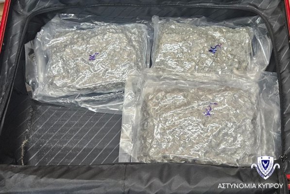Limasol'da yaklaşık üç kilogram esrar ele geçirildi