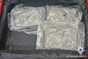 Limasol'da yaklaşık üç kilogram esrar ele geçirildi