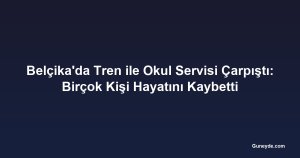 Belçika'da Tren ile Okul Servisi Çarpıştı: Birçok Kişi Hayatını Kaybetti