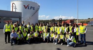 WISTA Cyprus üyeleri Vasiliko LPG terminalini ziyaret etti