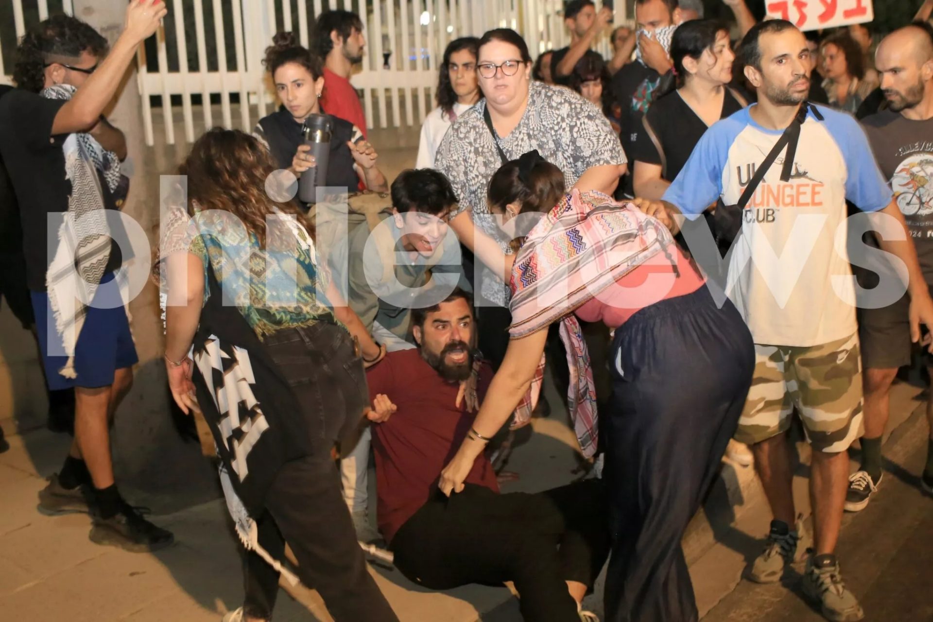 Lefkoşa'da polis müdahalesi