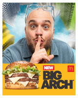 McDonald's Kıbrıs menüsüne büyük iştahlar için yeni seçenek 'Big Arch'i ekledi