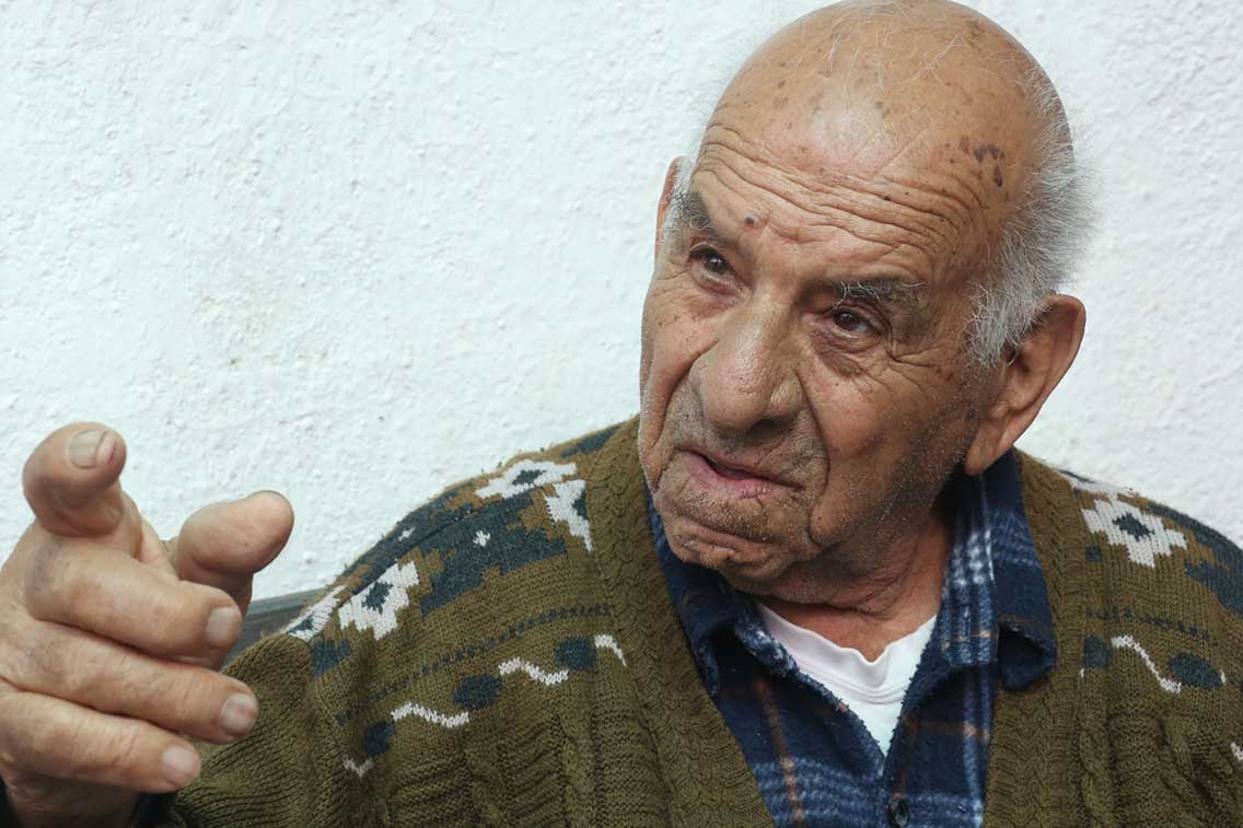 35 yıl Trozena muhtarlığı yapan 92 yaşındaki Kyriacos Nikolaides
