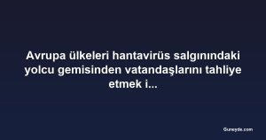 Avrupa ülkeleri hantavirüs salgınındaki yolcu gemisinden vatandaşlarını tahliye etmek için uçak gönderiyor