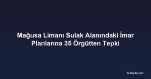 Mağusa Limanı Sulak Alanındaki İmar Planlarına 35 Örgütten Tepki
