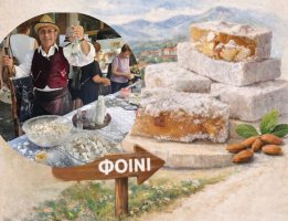 Foini köyünde 3. Loukoumi Festivali: Bedava lokum, zivanya ve müzik