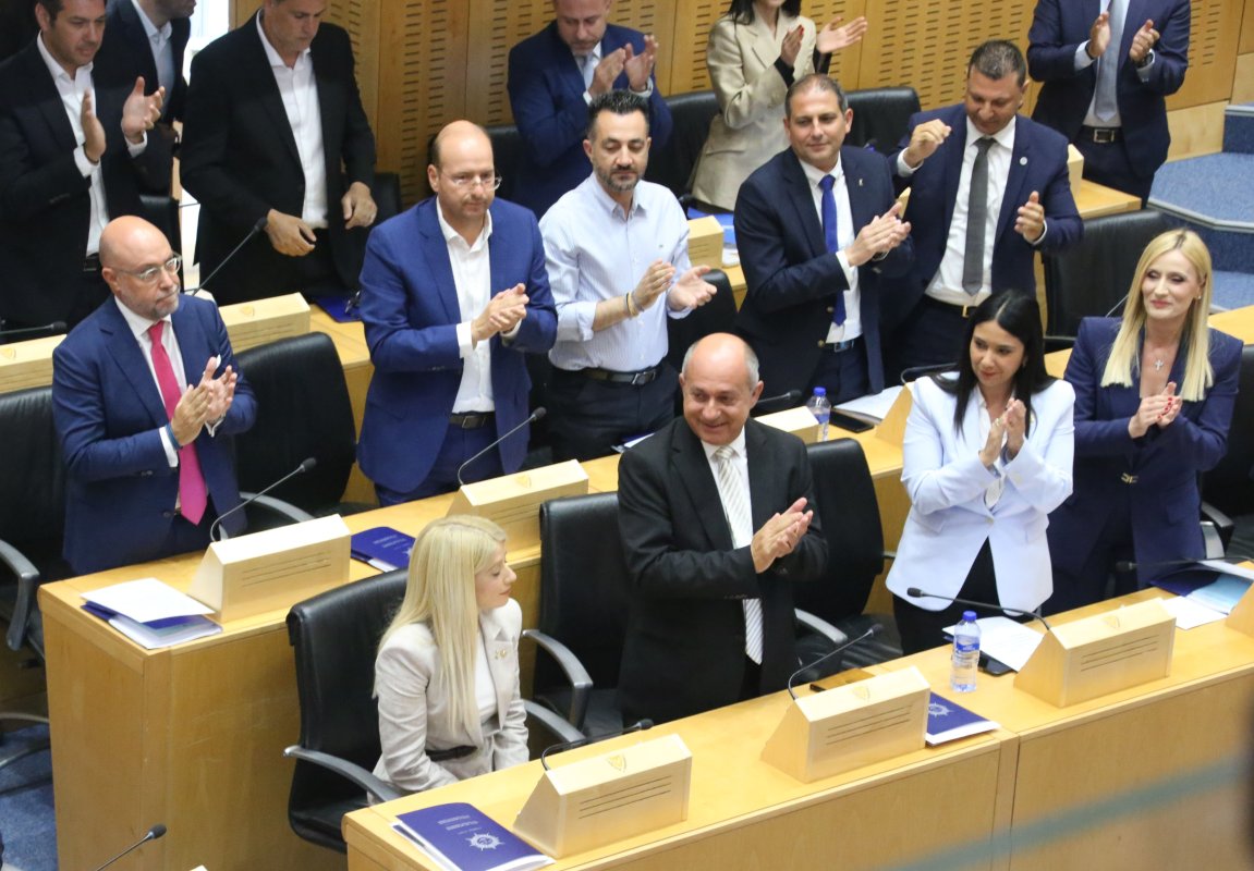 Yeniden Seçilen Meclis Başkanı Annita Demetriou'ya Tebrikler Yağdı