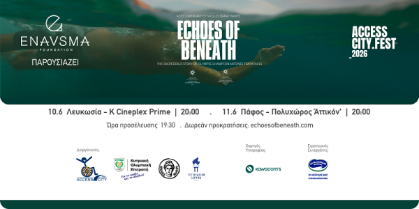 Paralimpik şampiyon Tsapatakis'in belgeseli 'Echoes of Beneath' Lefkoşa ve Baf'ta gösterilecek