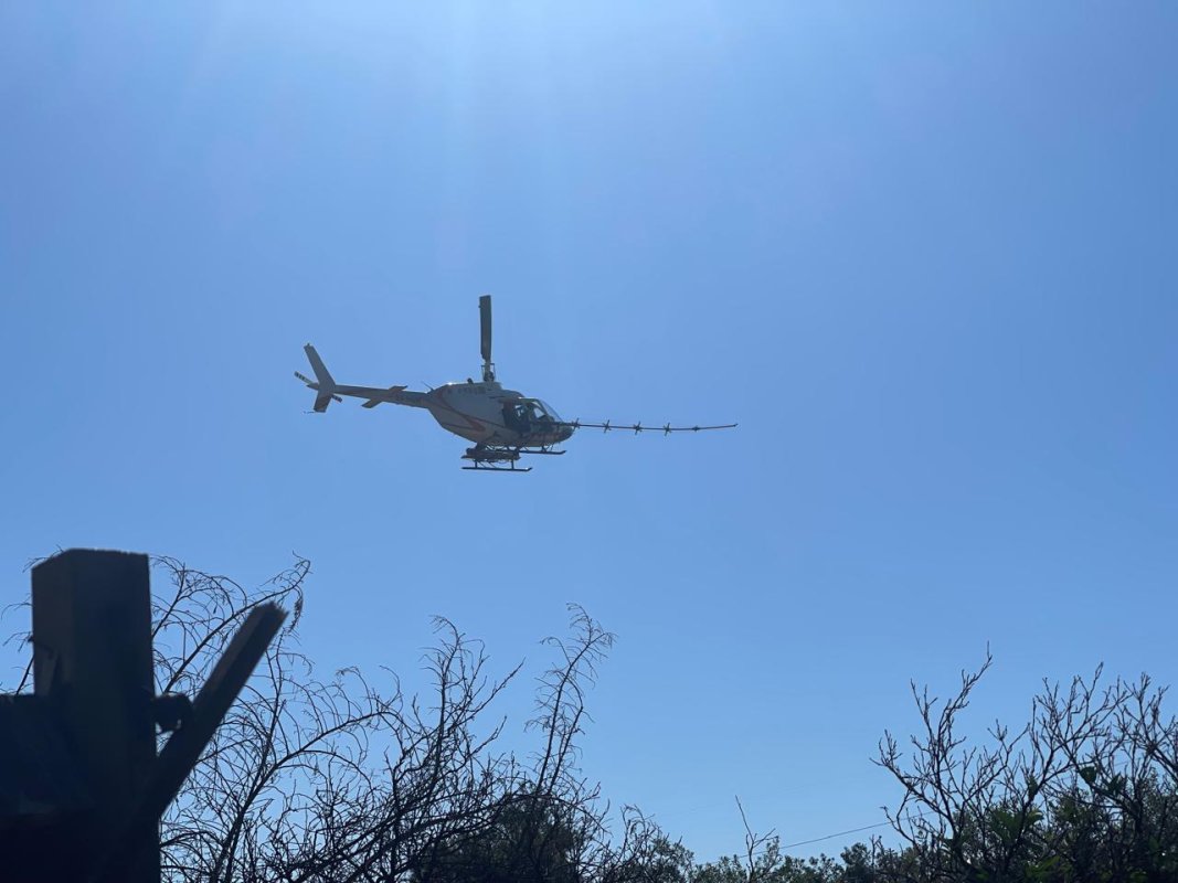 Kıbrıs genelinde elektrik hatlarını temizlemek için alçak uçuşlu helikopterler bu ay göreve başlıyor