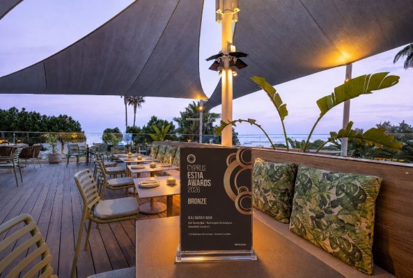 Kai Sushi Bar, 'En İyi Restoran, Asya Mutfağı' Kategorisinde İlk Cyprus Estia Ödülü'nü Aldı