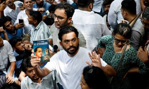 Hindistan'ın 'Hamamböceği' gençlik hareketinin kurucusu Modi'yi protesto için Yeni Delhi'ye geldi