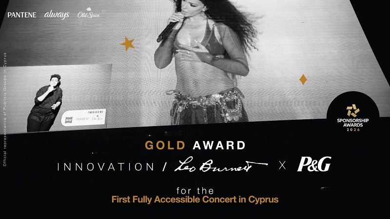 'Sesin Kapsayıcılığı': Innovation Leo Burnett ve P&G, Boussias Sponsorluk Ödülleri'nde Altın Kazandı