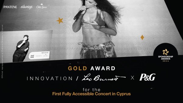 'Sesin Kapsayıcılığı': Innovation Leo Burnett ve P&G, Boussias Sponsorluk Ödülleri'nde Altın Kazandı