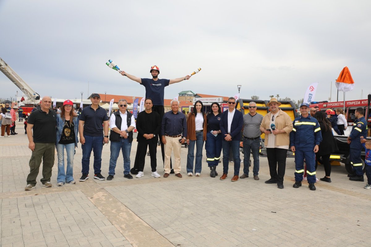 ERB Asfalistiki ve İtfaiye Teşkilatı Baf'ta Yangın Güvenliği Etkinliği Düzenledi