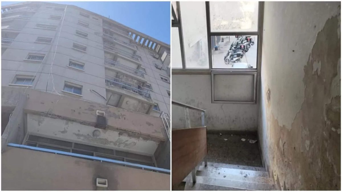 Larnaka'daki Filanta apartmanına tahliye uyarısı: Tehlikeli koşullar giderilmezse bina boşaltılacak