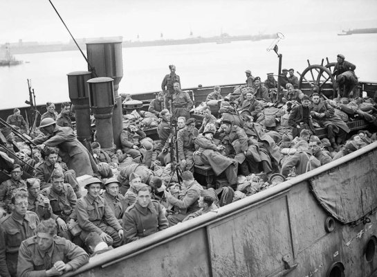 Tarihte bugün: 335 binden fazla Müttefik askerinin Dunkirk'ten tahliyesi 1940'ta tamamlandı