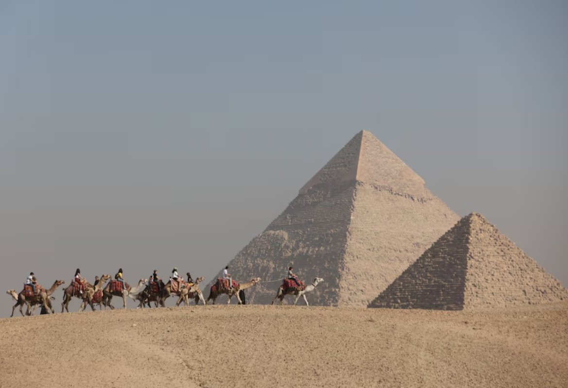 Giza'daki Büyük Piramit gelişmiş deprem direnciyle inşa edilmiş