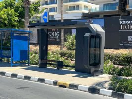 Baf'ta otobüs duraklarına modernizasyon başladı