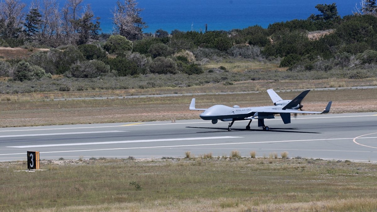 RAF, Akrotiri'ye Gelişmiş Casus Drone'lar Konuşlandırdı