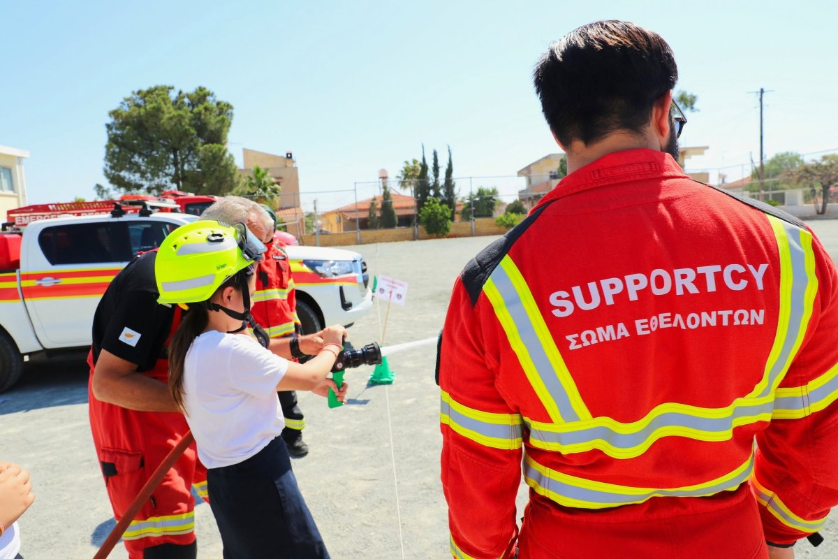 Astromeritis İlkokulunda Yangın Güvenliği Eğitim Programı Başladı